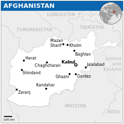 Afghanistan-map