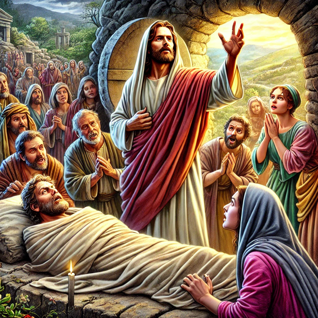 Lasarus Jesus uppväcker Lasarus från de döda - Pastor Christian Mölk